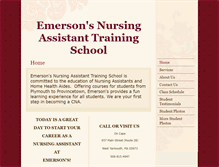 Tablet Screenshot of emersonsschool.com